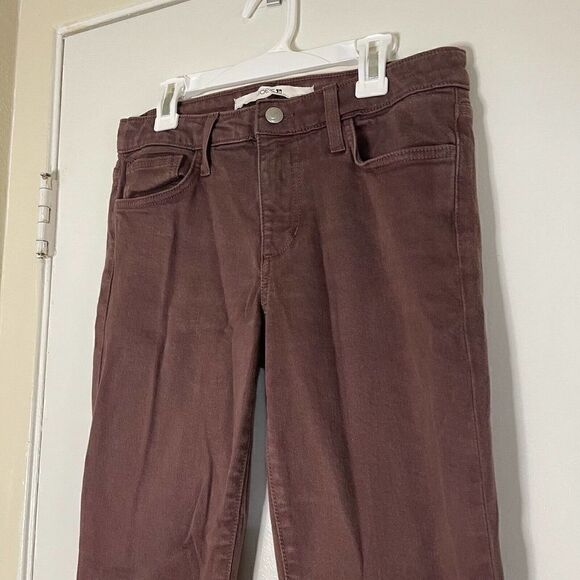 Joe's Jeans Maroon burgundy mid rise Skinny denim jeans size US 27 - Picture 5 of 5